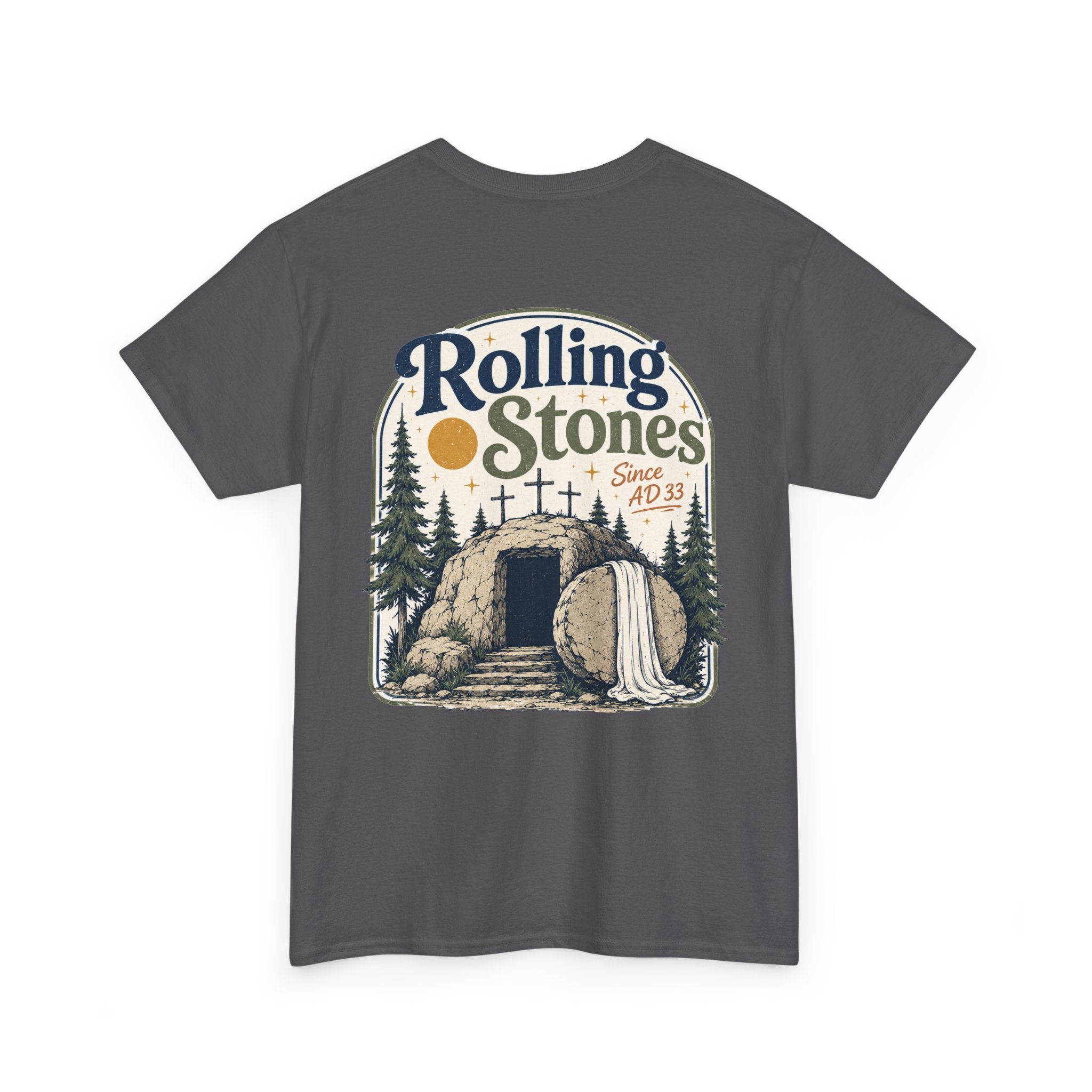 Rolling Stones Since AD 33™ | Christian Resurrection Graphic Tee