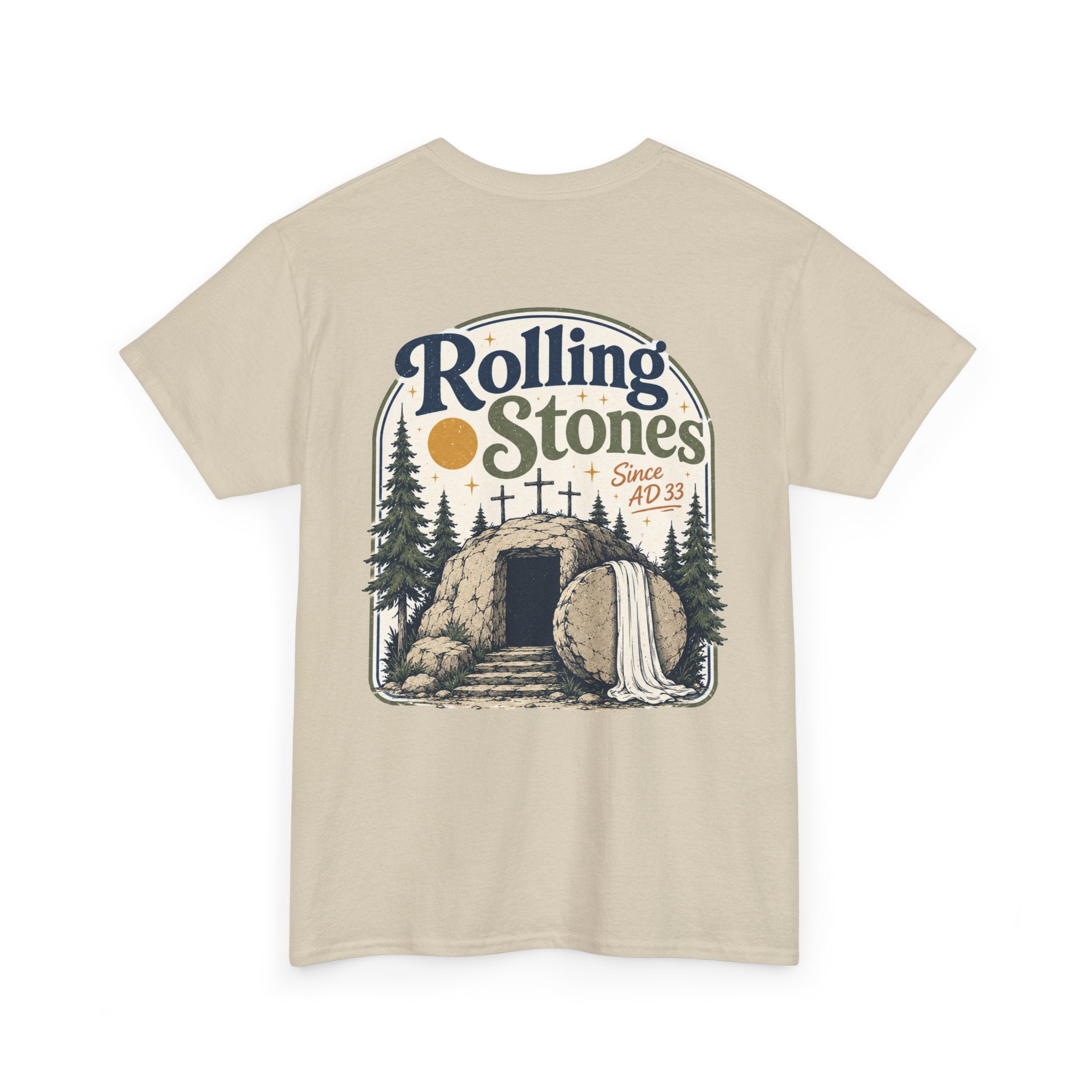 Rolling Stones Since AD 33™ | Christian Resurrection Graphic Tee