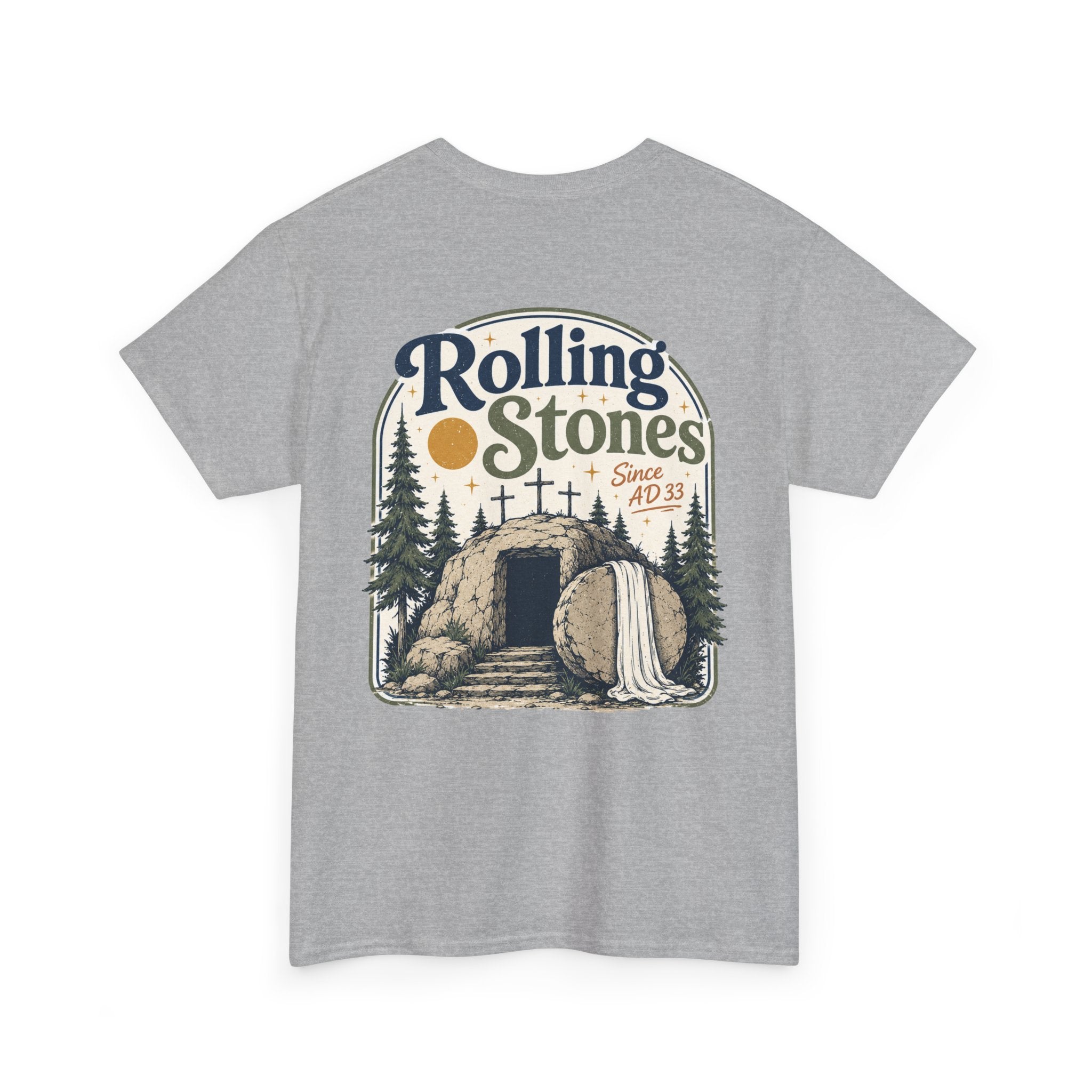 Rolling Stones Since AD 33™ | Christian Resurrection Graphic Tee