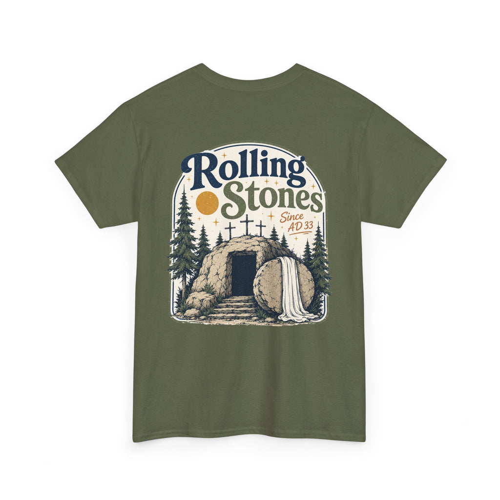 Rolling Stones Since AD 33™ | Christian Resurrection Graphic Tee