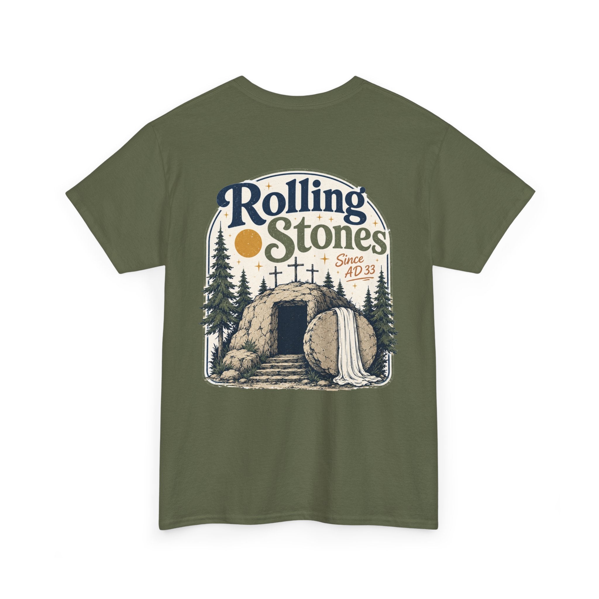 Rolling Stones Since AD 33™ | Christian Resurrection Graphic Tee